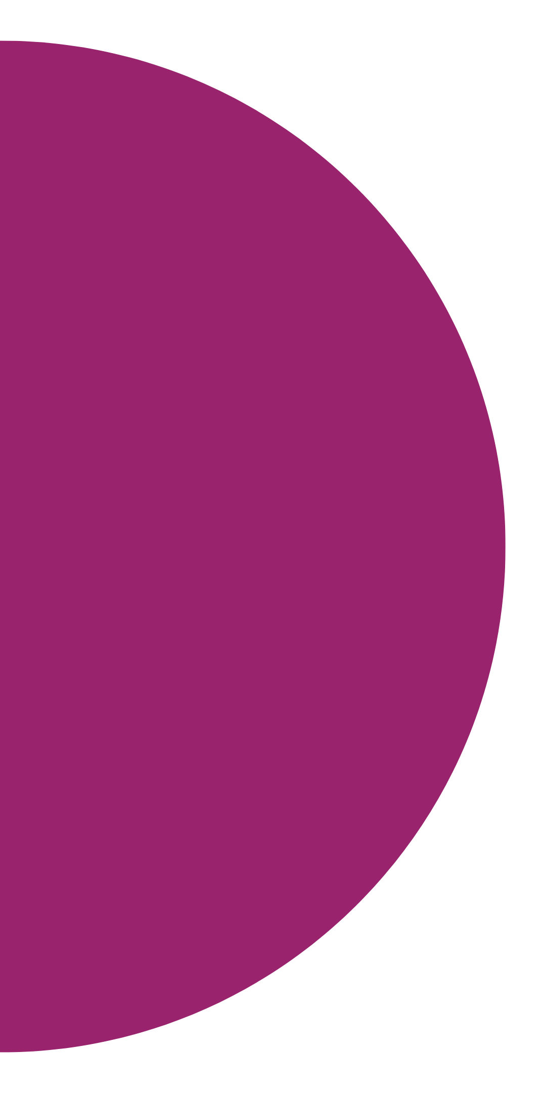 Magenta Kreis halb